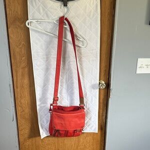 Fossil Vibrant Red Crossbody Bag